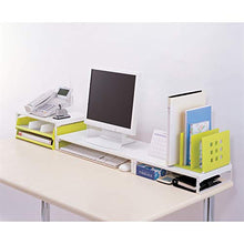 Load image into Gallery viewer, LIHIT LAB Desktop Stand, 9.8 x 15.4 x 3.1 inches, White (A7330-0)