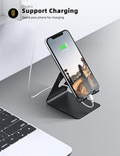 Load image into Gallery viewer, Lamicall Cell Phone Stand, Phone Dock: Cradle, Holder, Stand for Office Desk - Black
