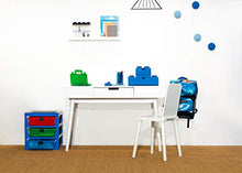Load image into Gallery viewer, Room Copenhagen LEGO 3-Drawer Storage Rack-Blue, One Size