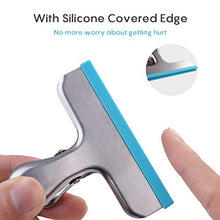 Load image into Gallery viewer, House Again 12 Pack Chip Bag Clips Covered with Silicone - NO More Sharp Edges - Color Coded with 3 Different Colors Perfect for Food Bags - Air Tight Seal, Heavy Duty, 3 Inches Wide