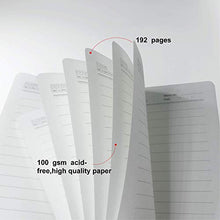 Load image into Gallery viewer, YANGBOSHI 2-Pack Pocket Notebook Journal Notepad Small,College Ruled,4.2"x7",Hard Cover Mini Journal,100 GSM Thick Paper,Inner Pocket (Dark Grey)