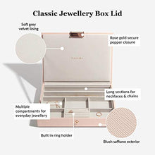 Load image into Gallery viewer, Stackers Blush Pink with Rose Gold Classic Jewelry Box - Set of 3