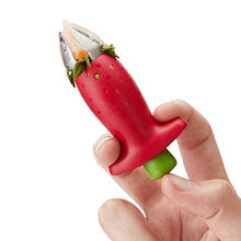 Load image into Gallery viewer, Chef'n Original Stem Gem Strawberry Huller, Red/Green -