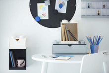 Load image into Gallery viewer, Room Copenhagen, Lego Desk Drawer - Stackable Tabletop Storage - 12.4” x 6.2” x 4.5” - Brick 8, Stone Grey