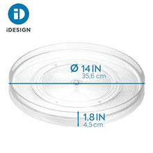 Load image into Gallery viewer, iDesign Linus Turntable Kitchen Organizer, Organization for Pantry, Countertop, Shelf, Table, Vanity, Bathroom, 14 Inches, Clear