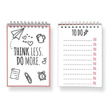 Load image into Gallery viewer, CUPCAKES & KISSES To Do List Double Pack I Notebooks with total 100 tear off Pages I Reminder Cards I 4.1 x 5.8 inches each Notepad I Made in Germany