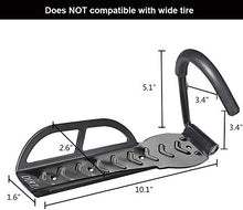 Load image into Gallery viewer, Dirza Bike Rack Garage Wall Mount Bike Hanger Storage System Vertical Bike Hook for Indoor Shed - Easily Hang/Detach - Heavy Duty Holds up to 65 lb with Screws Black