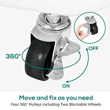 Load image into Gallery viewer, DESIGNA 3-Tier Rolling Cart, Utility Cart with Handle, Extra 3 Storage Accessories, Removable Pegboard, Easy Assembly Craft Carts for Kitchen, Bathroom, Office, Metal, White