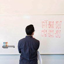 Load image into Gallery viewer, ECRKids 8 Slot Magnetic Dry Erase Marker Holder - Pen and Eraser Organizer Tray Rack for Whiteboards and Glassboards, Grey