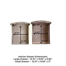 Load image into Gallery viewer, HOMZ Plastic 4 Drawer Medium Cart, Black Frame with Smoke Tint Drawers, Casters Included, Set of 1