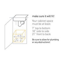Load image into Gallery viewer, simplehuman 9 inch Pull-Out Cabinet Organizer, Heavy-Gauge Steel Frame