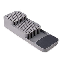 Load image into Gallery viewer, Joseph Joseph Drawer Store Organizer Tray, Knife Block, Gray