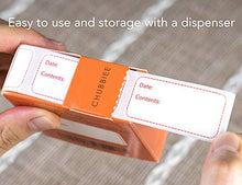 Load image into Gallery viewer, Removable Write-On Freezer Labels in Roll Dispenser, Food Date Storage Stickers for Refrigerator, Pantry, Kitchen & Home Organization, 1'' x 2'', Set of 300