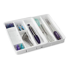 Load image into Gallery viewer, YouCopia DrawerFit Kitchen Tool Drawer Organizer, Fit, White