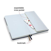 Load image into Gallery viewer, YANGBOSHI 2-Pack Pocket Notebook Journal Notepad Small,College Ruled,4.2"x7",Hard Cover Mini Journal,100 GSM Thick Paper,Inner Pocket (Dark Grey)