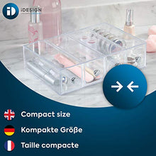 Load image into Gallery viewer, iDesign 36560EU 4-Drawer Vanity/Cosmetic Organizer, Set of 1, Clear