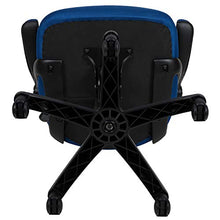 Load image into Gallery viewer, Flash Furniture High Back Blue Mesh Ergonomic Swivel Office Chair with Black Frame and Flip-up Arms