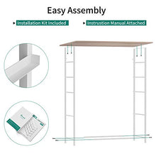 Load image into Gallery viewer, YITAHOME Fabric Dresser with 5 Drawers - High Storage Tower, Organizer Unit for Bedroom, Living Room, Hallway, Closets & Nursery - Sturdy Steel Frame, Wooden Top & Easy Pull Fabric Bins - Light Grey