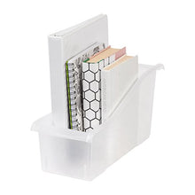 Load image into Gallery viewer, IRIS USA Connecting Book Bin, 8 Pack, Clear 586133