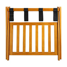 Load image into Gallery viewer, Casual Home Shelf-Honey Oak Luggage Rack, 28" Wide, Walnut