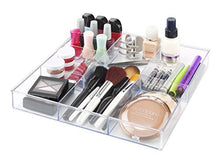 Load image into Gallery viewer, Whitmor 6-Section Clear Drawer Organizer