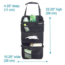 Load image into Gallery viewer, High Road TissuePockets Car Seat Organizer and Tissue Holder (Black)
