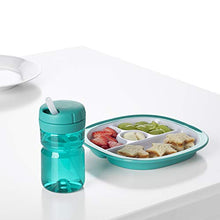 Load image into Gallery viewer, OXO Tot Twist Lid Water Bottle for Big Kids, Teal, 12 Ounce