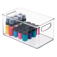 Load image into Gallery viewer, iDesign Plastic Storage Bin with Handles for Kitchen, Fridge, Freezer, Pantry, and Cabinet Organization, BPA-Free, Medium