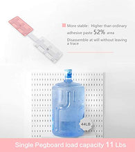 Load image into Gallery viewer, Pegboard Combination Kit with Shelf and Hooks No Punching for Garage Kitchen Living Room Bathroom 22"x22",Pegboard Wall Organizer (White, 4)