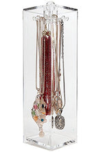 Load image into Gallery viewer, Necklace Holder, Jewelry Holder, Necklace Stand, Acrylic Jewelry Display, Long Necklace Holder, Clear Jewelry Organizer, Jewelry Tree Stand, Acrylic Jewelry Organizer (12 Hooks)