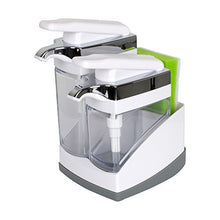 Load image into Gallery viewer, Casabella Sink Sider Duo with Sponge - White & Chrome Plating