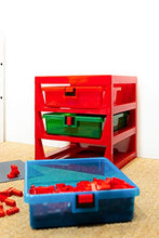 Load image into Gallery viewer, Room Copenhagen LEGO 3-Drawer Storage Rack-Blue, One Size