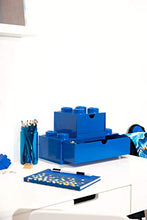 Load image into Gallery viewer, Room Copenhagen, Lego Desk Drawer - Stackable Tabletop Storage - 12.4” x 6.2” x 4.5” - Brick 8, Stone Grey