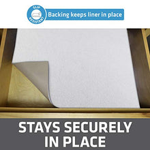 Load image into Gallery viewer, Drymate Premium Shelf and Drawer Liner (12” x 59”), (Set of 2), Slip-Resistant, Durable, Non Adhesive – Absorbent/Waterproof – for Drawers, Shelves, Cabinets, Storage, Kitchen and Desks (USA Made)