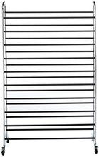 Load image into Gallery viewer, Whitmor 10 Tier Shoe Tower - 50 Pair - Rolling Shoe Rack with Locking Wheels - Chrome