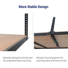 Load image into Gallery viewer, FLEXIMOUNTS 4x8 Overhead Garage Storage Rack without Decking Adjustable Ceiling Garage Rack Heavy Duty, 600lbs Weight Capacity 96" Length x 48" Width x (22''-40" Ceiling Dropdown), Black