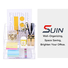 Load image into Gallery viewer, Premium Acrylic Desk-Organizer with 2 Drawers, All in One Desktop Storage-Organizer for Desk Accessories (Clear Acrylic)