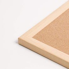 Load image into Gallery viewer, U Brands Cork Bulletin Board, 23 x 17 Inches, Light Birch Wood Frame (265U00-01)
