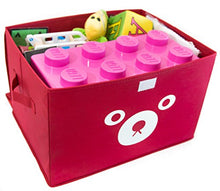 Load image into Gallery viewer, Katabird Storage Bin for Toy Storage, Collapsible Chest Box Toys Organizer with Lid for Kids Playroom, Baby Clothing, Children Books, Stuffed Animal, Gift Baskets