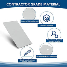 Load image into Gallery viewer, Magnetic Metal Board 17.5’’ x 12’’ - Magnet Bulletin Vision Memo Board Includes 10 Push Pin Magnets and Hanging Hardware Kit for Easy Installation