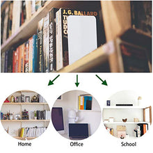 Load image into Gallery viewer, Jekkis 8pcs Bookends, Metal Bookends for Shelves, Heavy Duty Book Ends, Non-Skid Book Stopper for Books, Magazines, DVDs