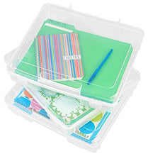 Load image into Gallery viewer, IRIS USA PJC-300 Portable Project Case, Thick, Clear, 6 Count