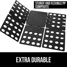 Load image into Gallery viewer, Gorilla Grip Premium Laundry Folding Board, Heavy Duty Clothes Shirt Folder, Collapsible Liner for Easy Storage and Travel, Flip Fold Board for T Shirts, Clothing, Great for Home Apartment, Aqua