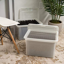 Load image into Gallery viewer, IRIS USA, Inc. FB-21EE Letter & Legal Size File Box, Pearl, 4 Count