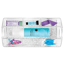 Load image into Gallery viewer, iDesign Med+ BPA-Free Plastic Divided Bathroom Organizer with Handles - 12" x 6" x 3.5", Clear