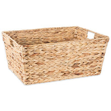 Load image into Gallery viewer, DII Natural Water Hyacinth Storage Basket with Handles, Beige