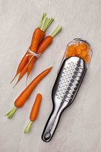 Load image into Gallery viewer, Microplane Elite Series Ribbon Grater with Measuring Cup Cover (Black)