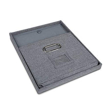 Load image into Gallery viewer, ATBAY File Storage Box Collapsible Large Capacity Office File Organizer for Letter/Legal Size Hanging File Folder Box, Gray 1Pack