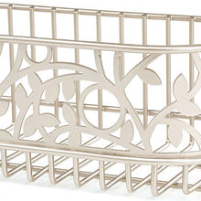 Load image into Gallery viewer, mDesign Bathroom Wall Mount Hair Care & Styling Tool Organizer Storage Basket for Hair Dryer, Flat Iron, Curling Wand, Hair Straighteners, Brushes - Satin