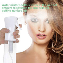 Load image into Gallery viewer, Spray Bottles, 160ml Clear Continuous Sprayer Fine Mist Pressurized Mister With Pump Empty Plastic Refillable Water Squirt Bottle for Salon, Curly Hair, Cleaning, Flower Misting, Garden, Travel